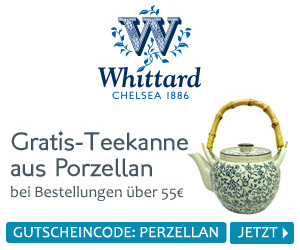 Gratis-Teekanne aus Porzellan bei Bestellungen über 55 Euro